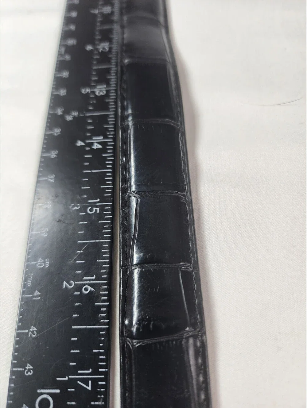 Amiee Lynn Black Thin Belt Size M Women's